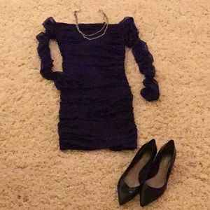 Bebe sexy blue dress